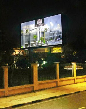 Billboards, signposts, and unipoles for roads and highways