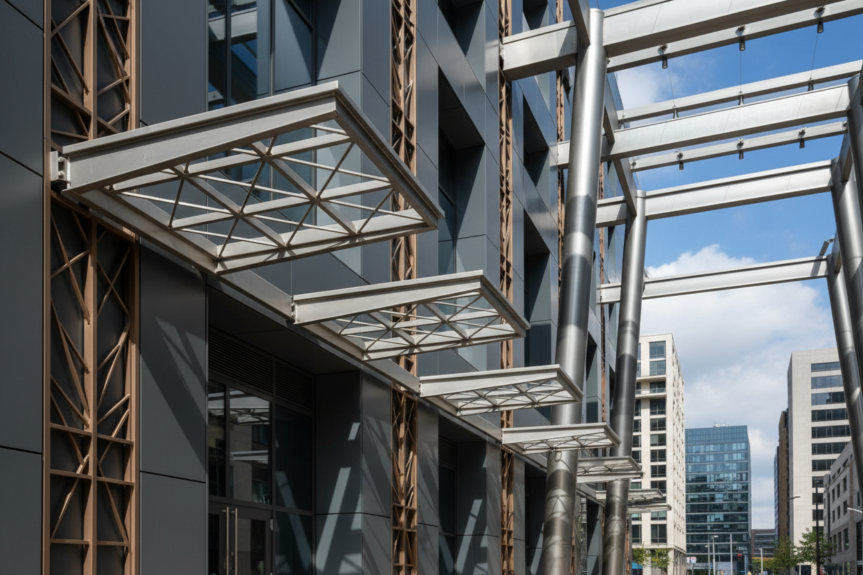 Architectural metal structures